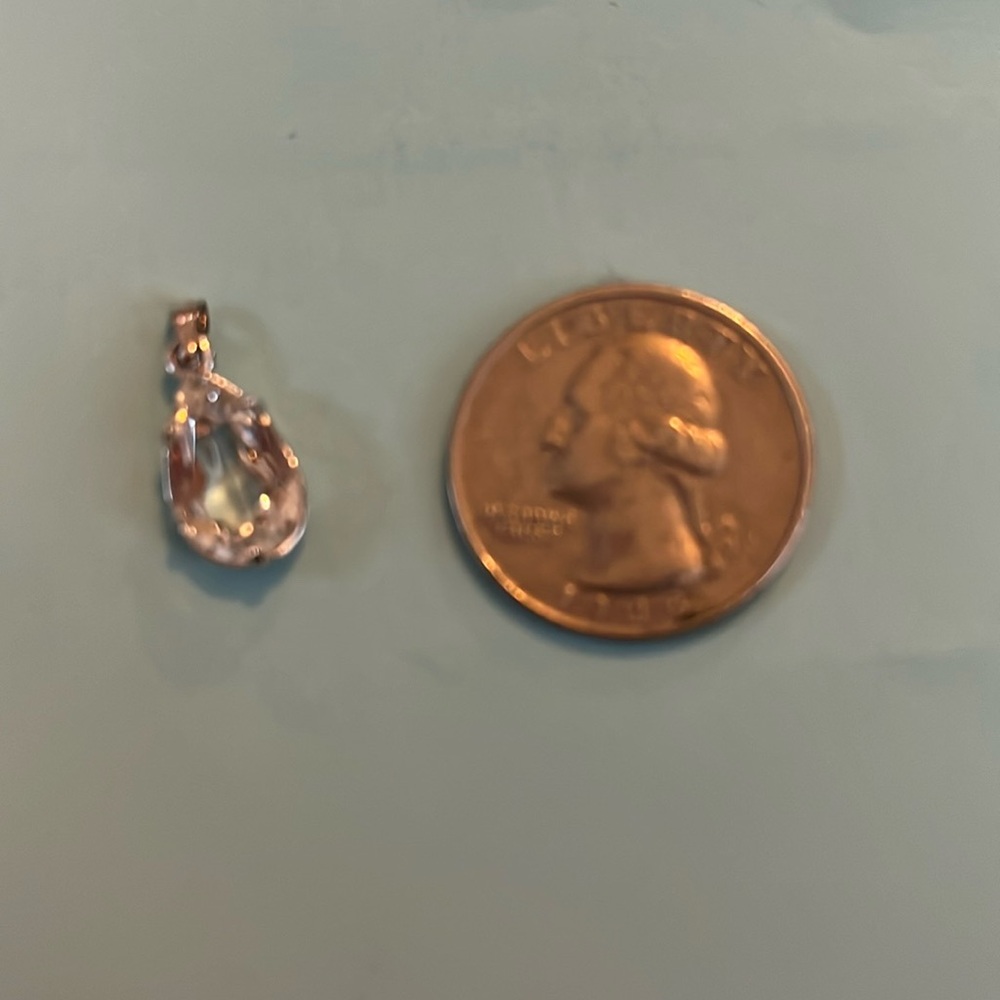 Sterling Crystal Pendant